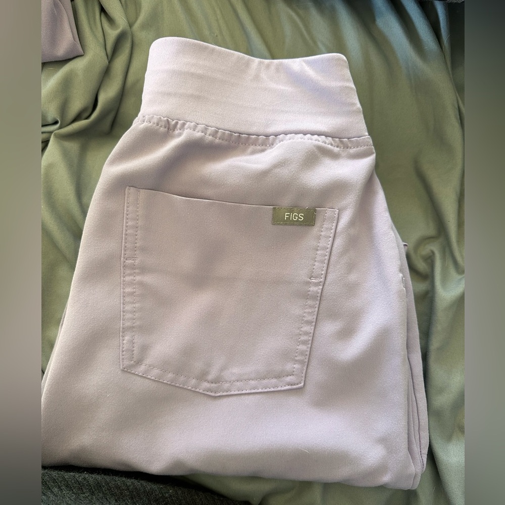 FIGS XS TALL lavender dew Zamora high waisted 2.0 jogger